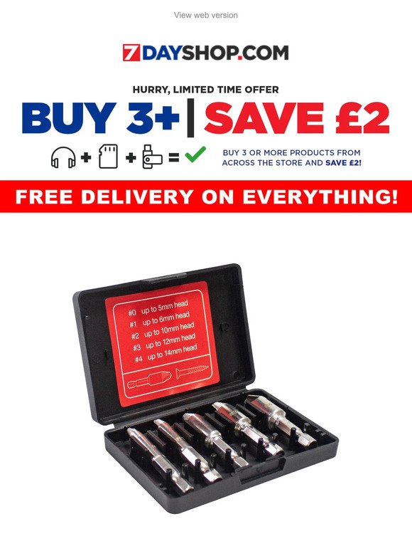 Super Value - Screw Extractor/Remover Kit - Only £4.99