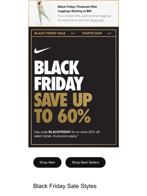 Nike Email Newsletters: Shop Sales, Discounts, and Coupon Codes