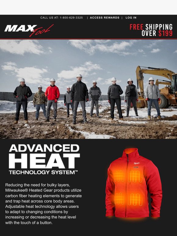 Beat The Chill With Milwaukee Heated Gear ♨️
