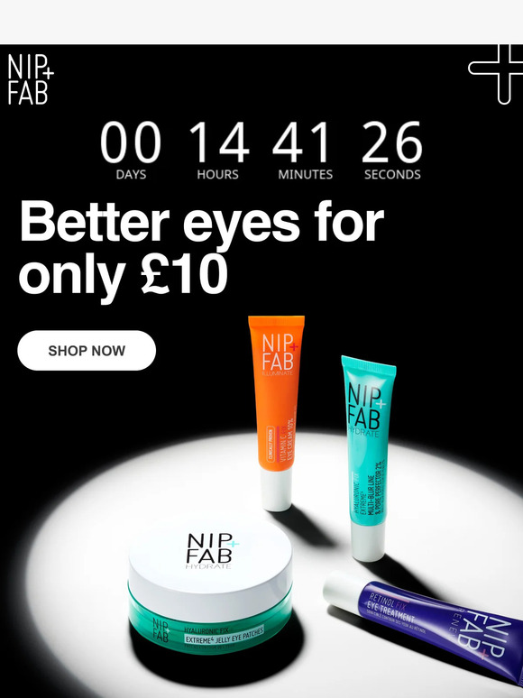 £10 eye treatments starts NOW