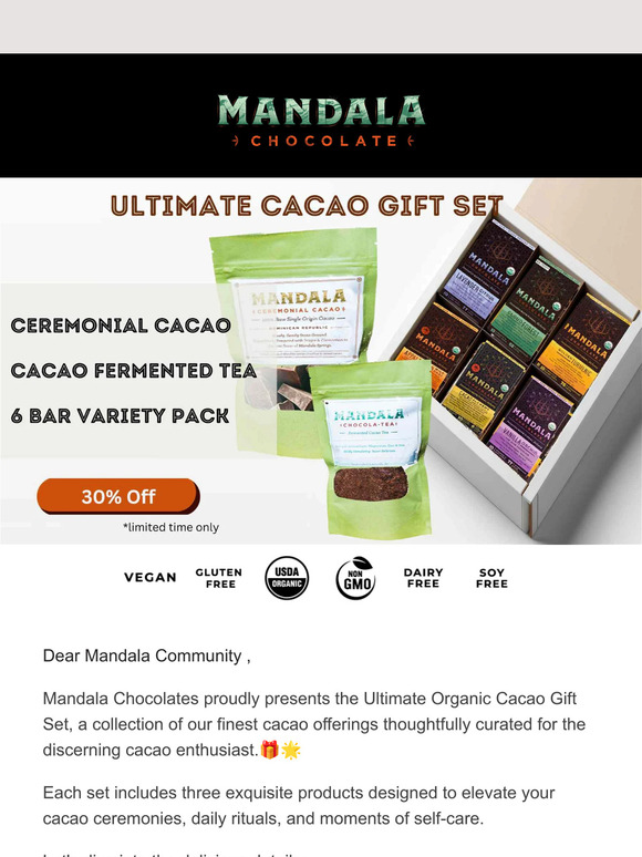 🍫Exclusive Offer: 30% Off Our Ultimate Cacao Gift Set🍫🌿