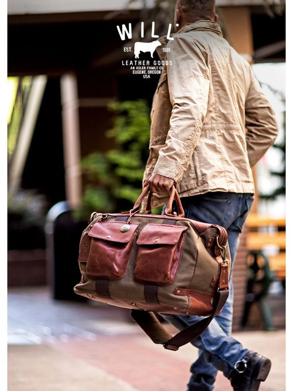★ The Canvas & Leather Duffle ★
