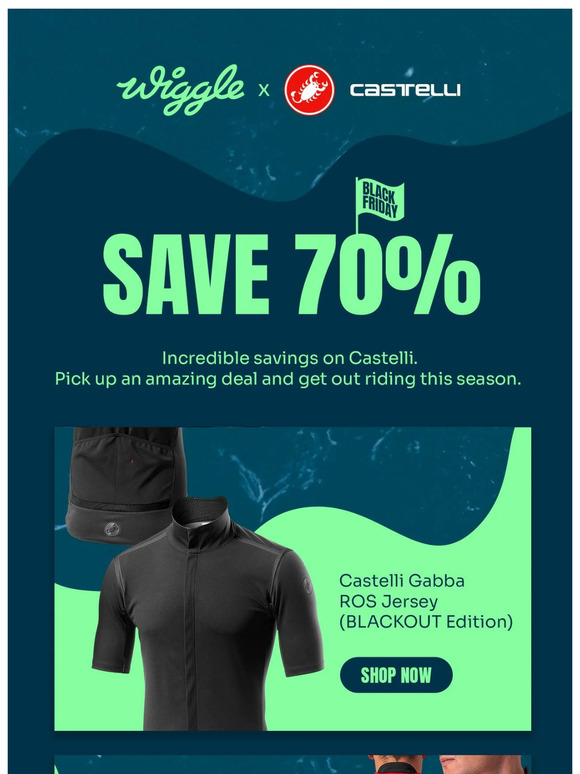 Big Castelli savings in Black Friday
