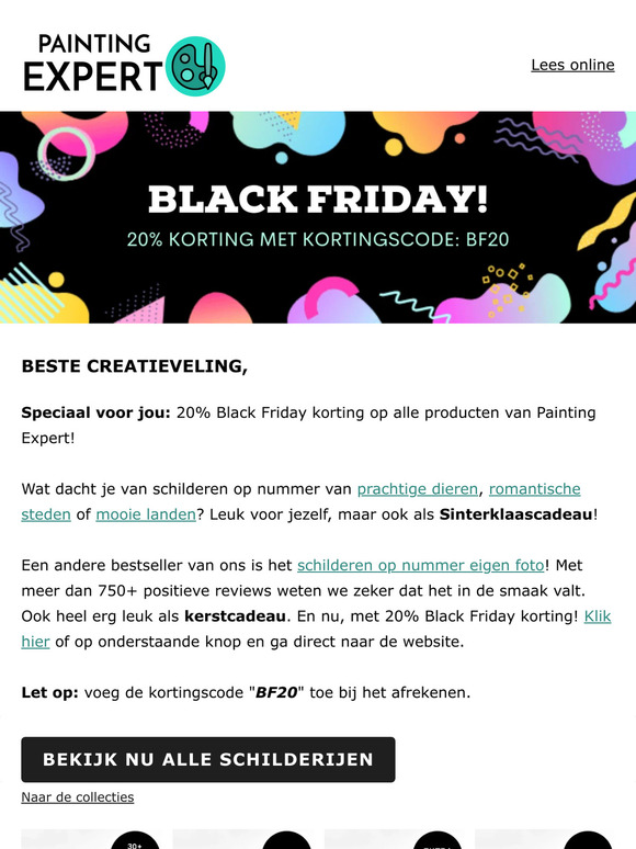 Black Friday: Bestel jouw favoriete canvas met 20% korting! 🎨
