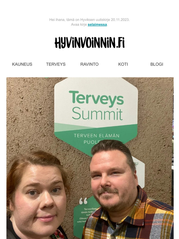 Kaikki TerveysSummit-haastattelut ILMAISEKSI vielä tänään!