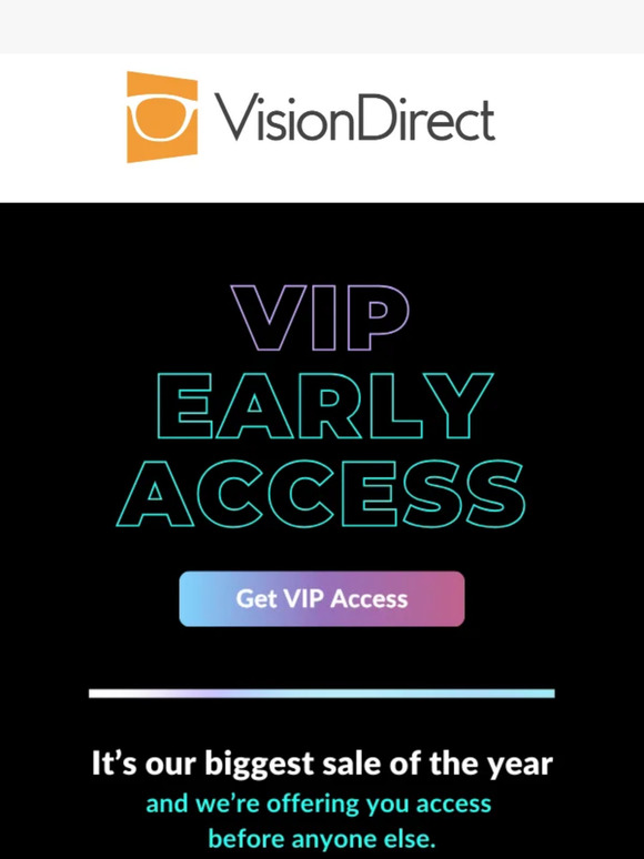 Get VIP access to our Black Friday savings