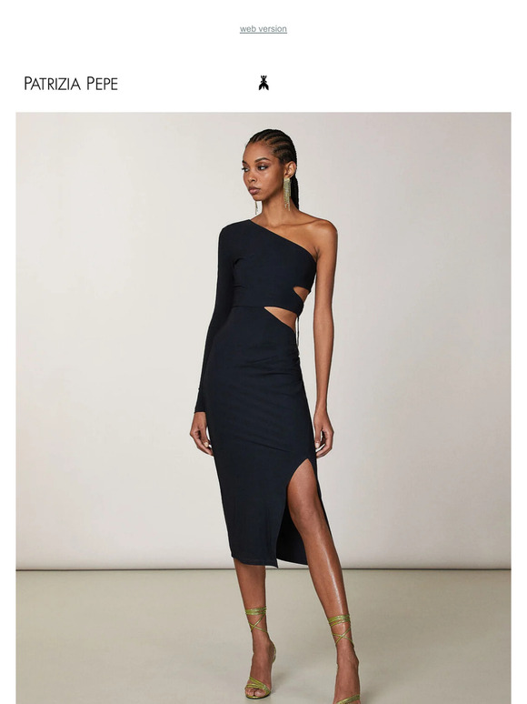 Back In Stock: One-Shoulder-Midikleid