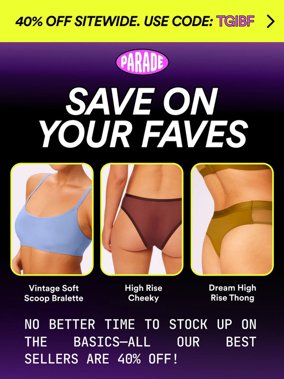 Replace your underwear from high school