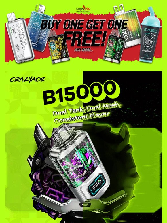 CRAZYACE B15000 VR EXCLUSIVE AVAILABLE NOW!!!