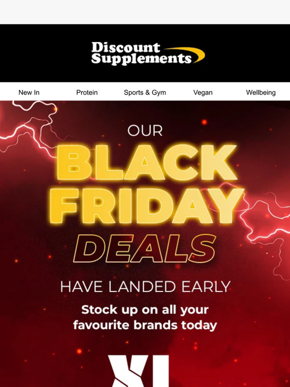 Black Friday has come early ⚡