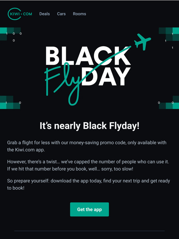 Get ready: Black Flyday is coming, and so is your limited edition promo code