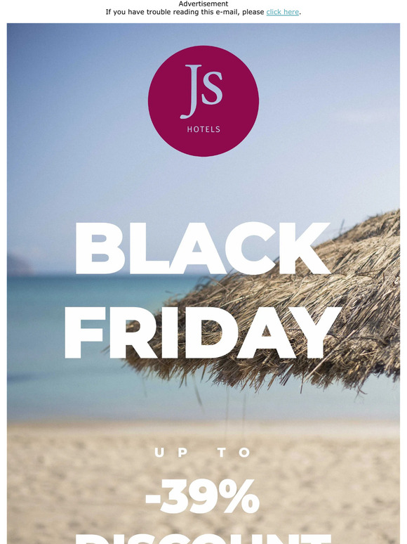 Come to JS Hotels, with up to 39% less