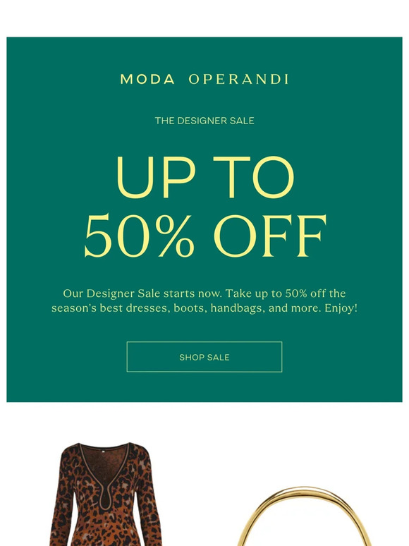 The DESIGNER SALE has started 📣