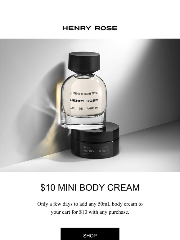 $10 mini body cream...