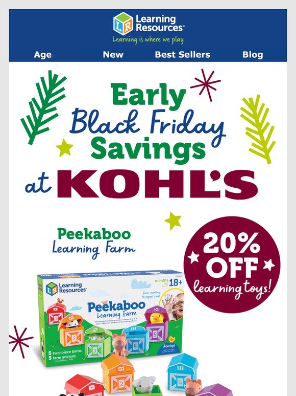 Early Black Friday Savings Starting Now at Kohls!