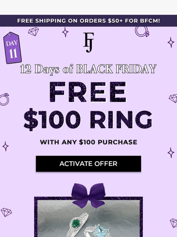 Day 11 💍 Free $100 Ring 😍
