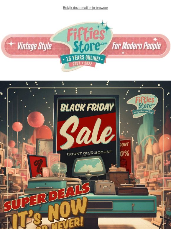 🎉 De Black Friday Sale Week is begonnen!