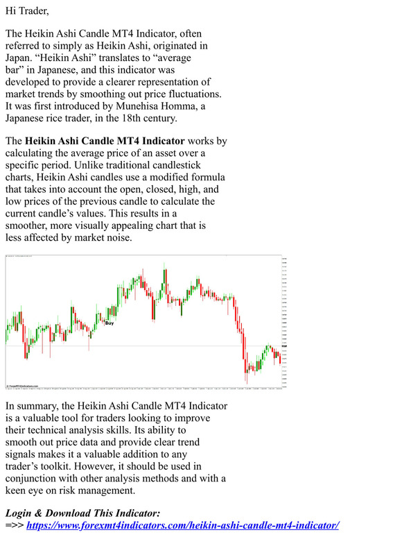 forexmt4indicators [Download] Heikin Ashi Candle MT4 Indicator Milled