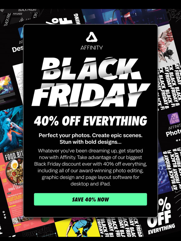 40% off everything… STARTING NOW! 🏃🏻‍♂️