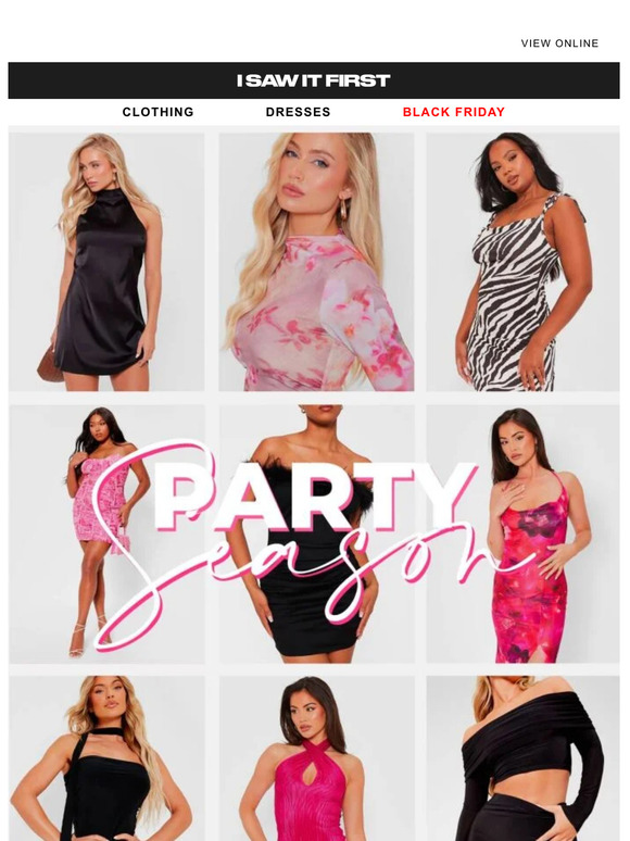 Dresses from JUST £4 💕 Party Season