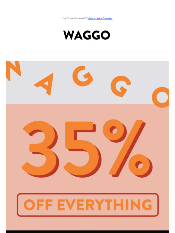 35% OFF EVERYTHING 😮