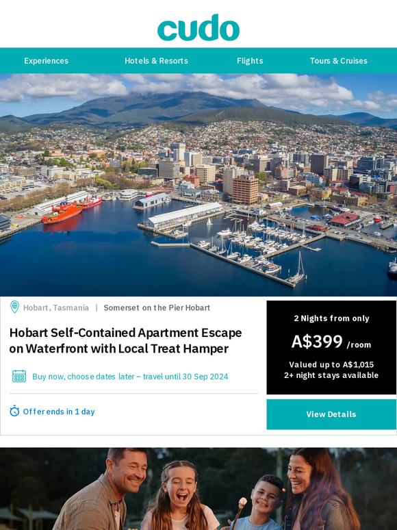 Check out these Aussie deals to Hobart, Gold Coast, Melbourne & Brisbane