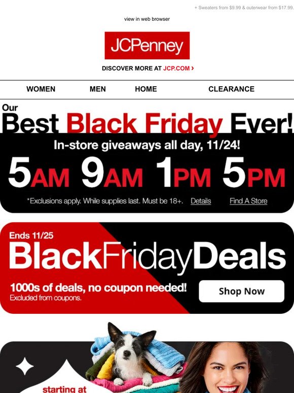 JCPenney Power Penney Days Sale 2023 Ad and Deals