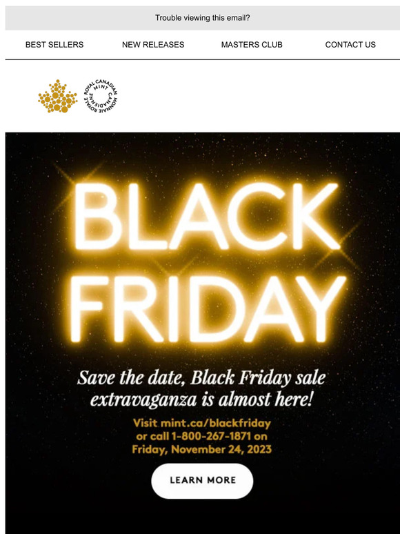 Save the date, Black Friday sale extravaganza is almost here!