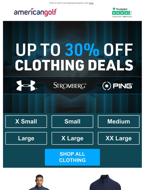 Up to 30% OFF big brand clothing