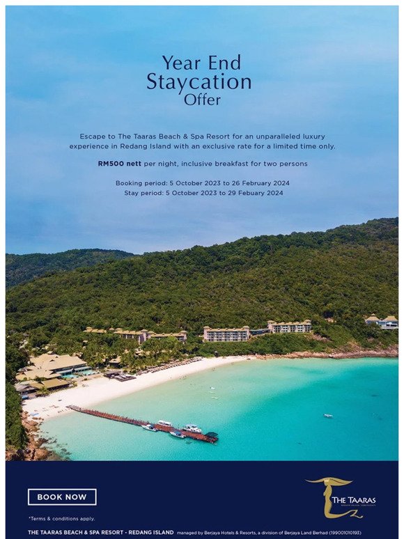 Year End Staycation Offer @ RM500 nett