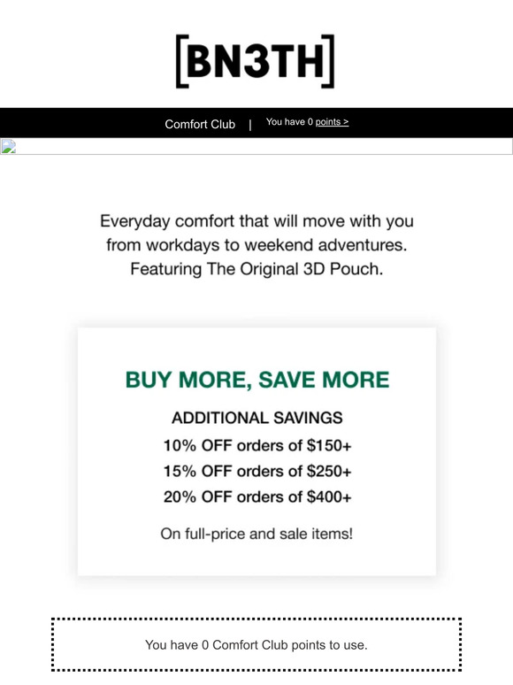 Up to 50% off our classic styles for everyday comfort.