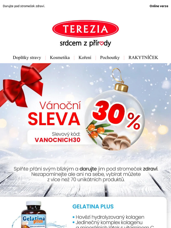 Vánoční sleva 30 %