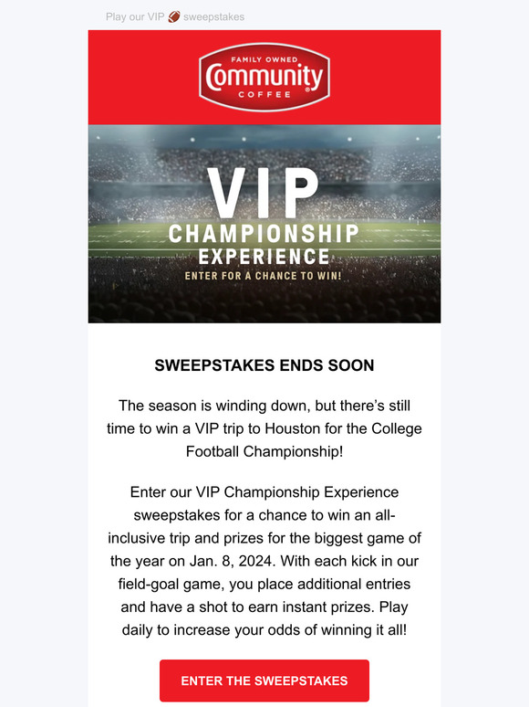 Only a few weeks left to win!