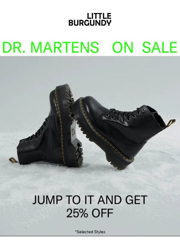 🚨 DR. MARTENS ON SALE 🚨