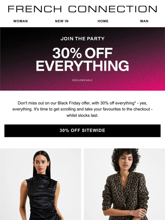 Join the party | 30% off EVERYTHING