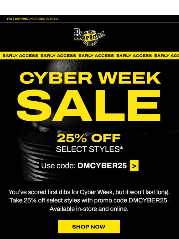 Cyber Week arrived early, just for you