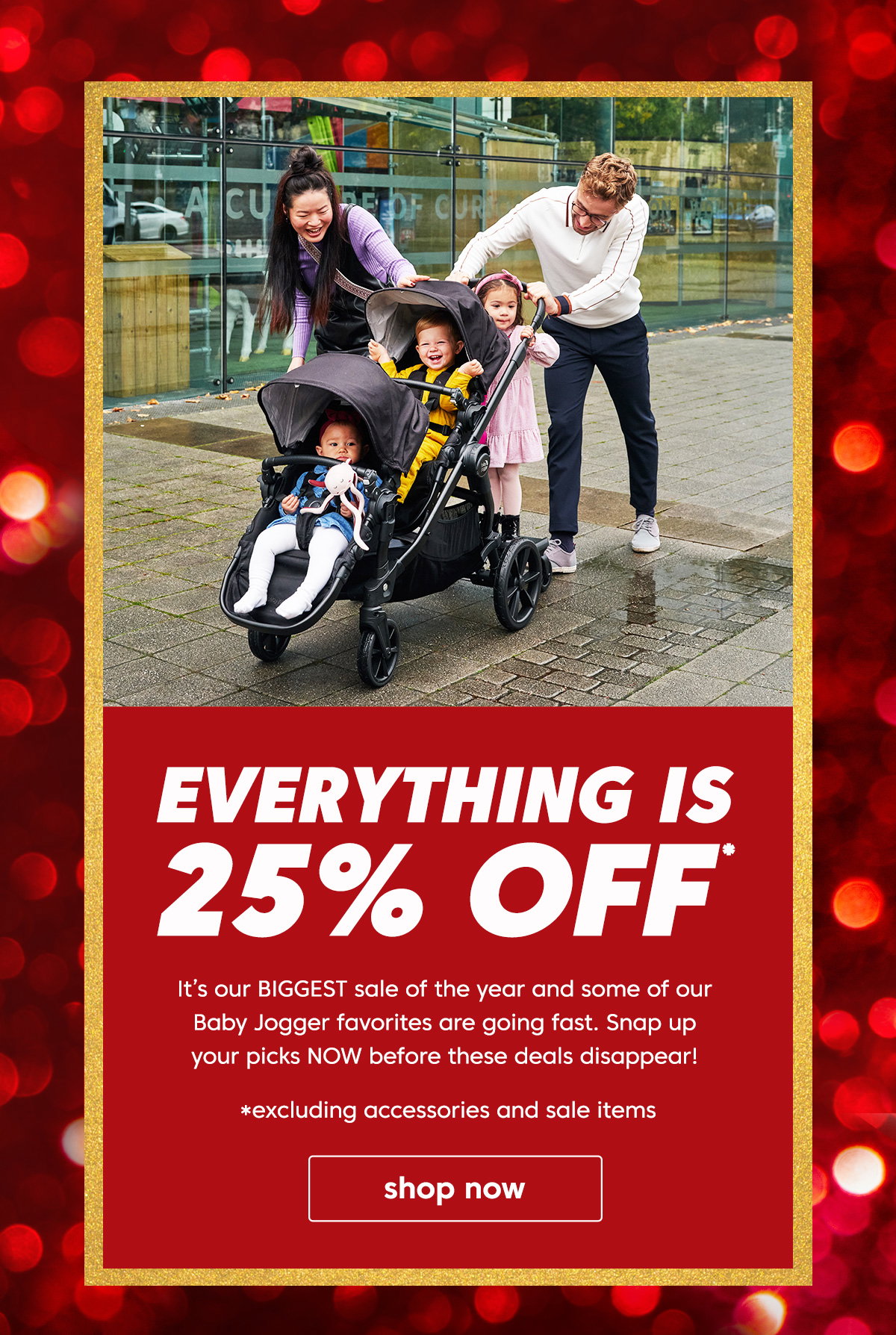 Everything is 25% Off.* Shop Now