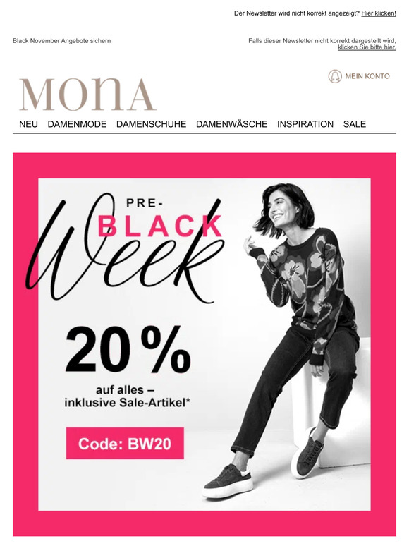 ⏰ Vor allen anderen 20% Gutschein sichern!