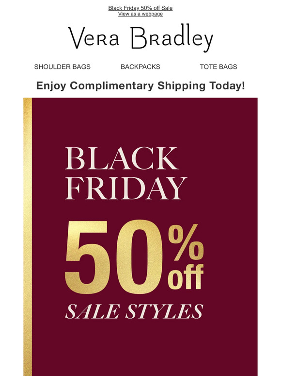 It's time! Sale styles are now 50% OFF!