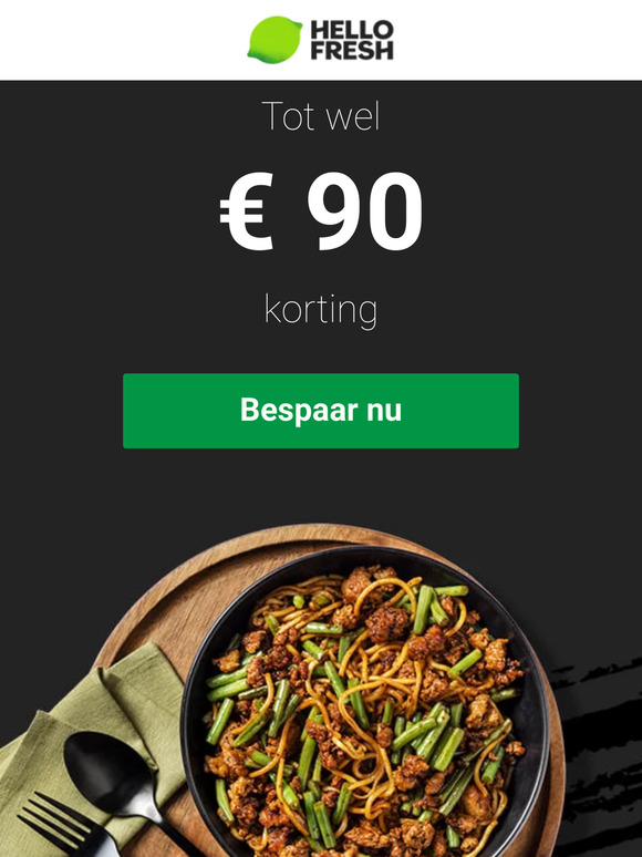 Krijg tot wel € 90 korting voor Black Friday 🎁