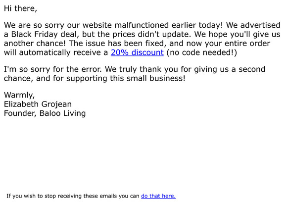 We goofed!