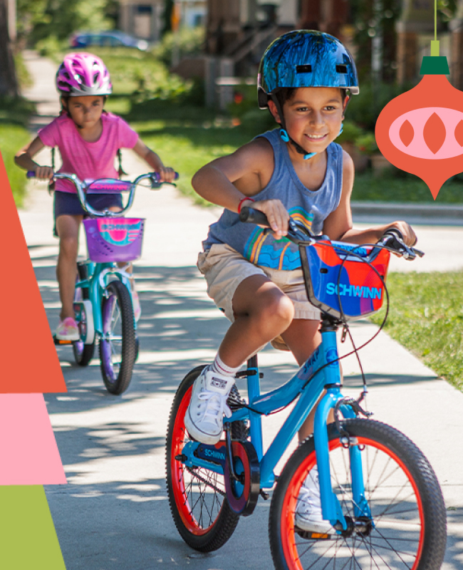 Pacific Cycle Inc. (Schwinn Bikes) Kids’ bikes starting at 78! Hop on