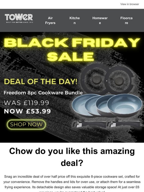 You'd be flipping mad to miss this deal!