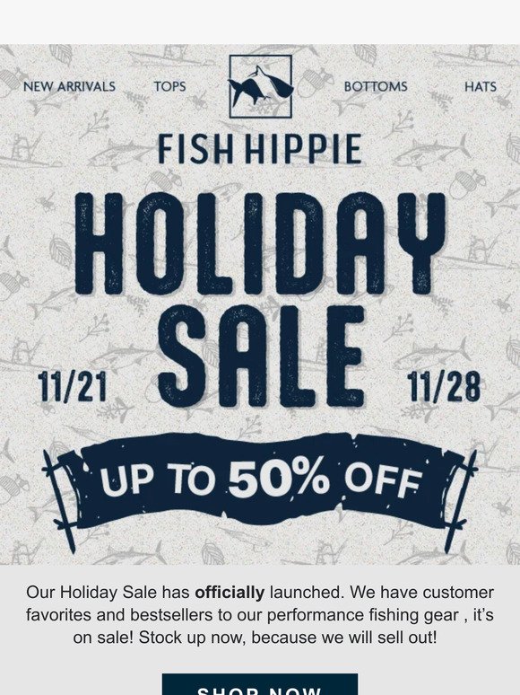 Up To 50% Off : Holiday Sale