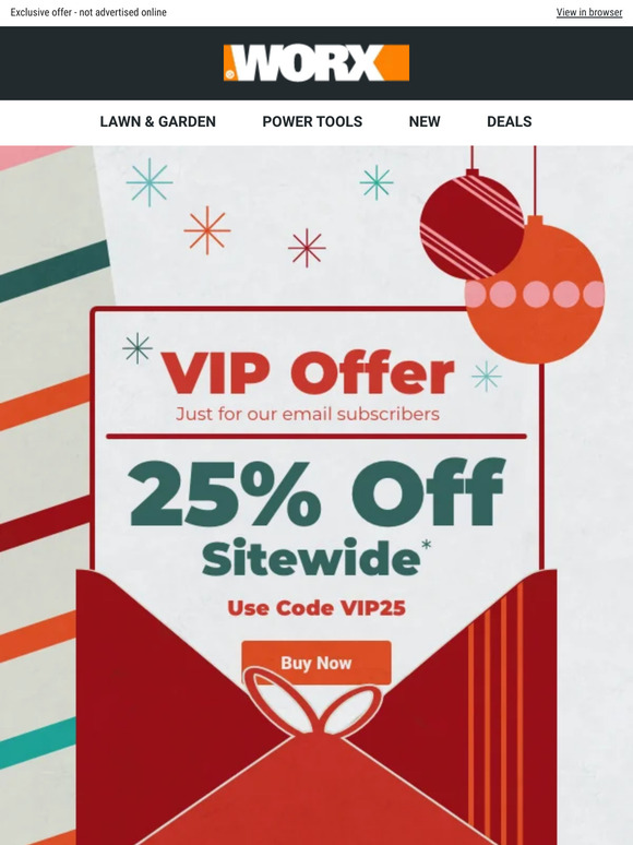 For Your Eyes Only: 25% off Savings!
