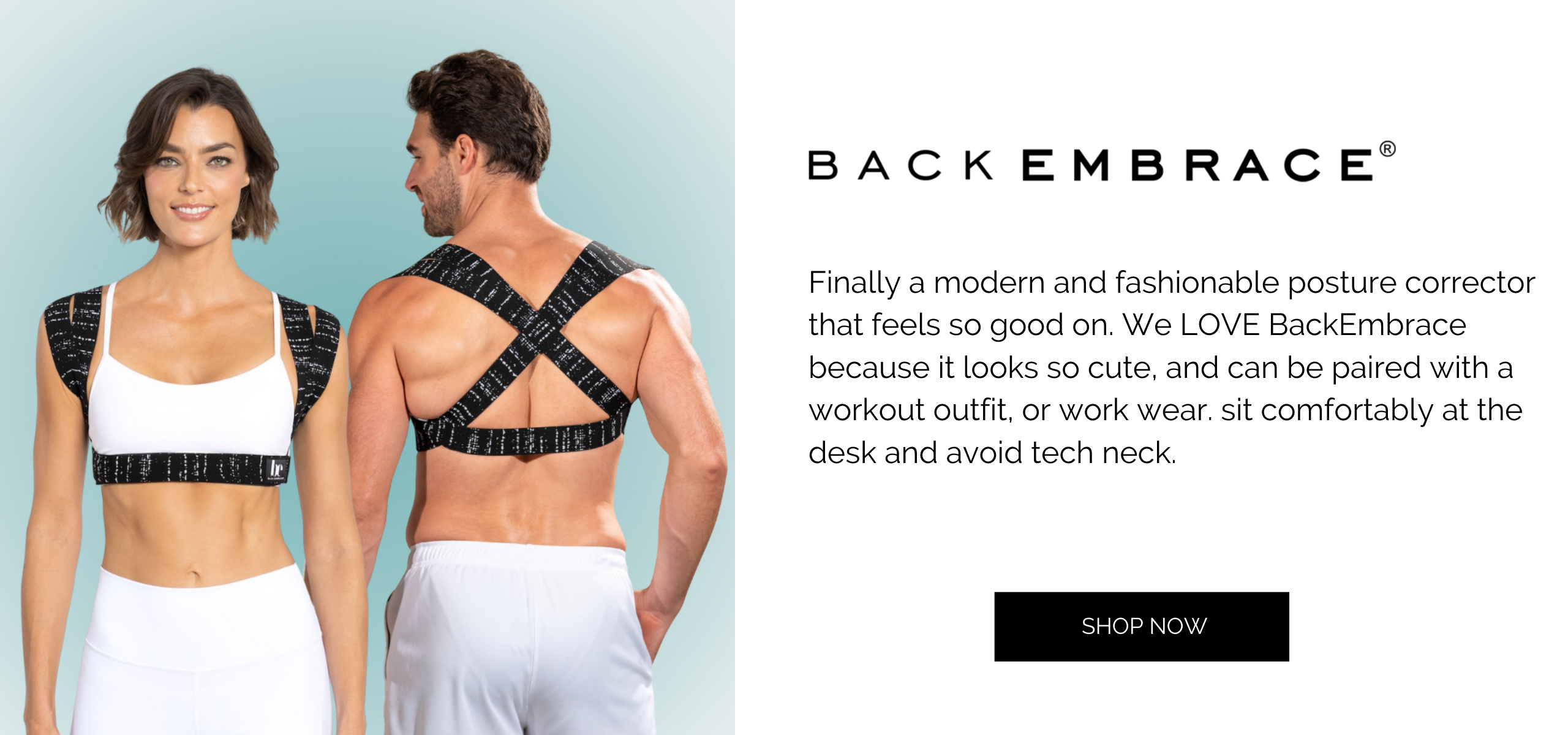 Back Posture Corrector For Men and Women, BackEmbrace