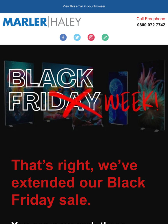 BLACK FRIDAY SALE NOW ON!