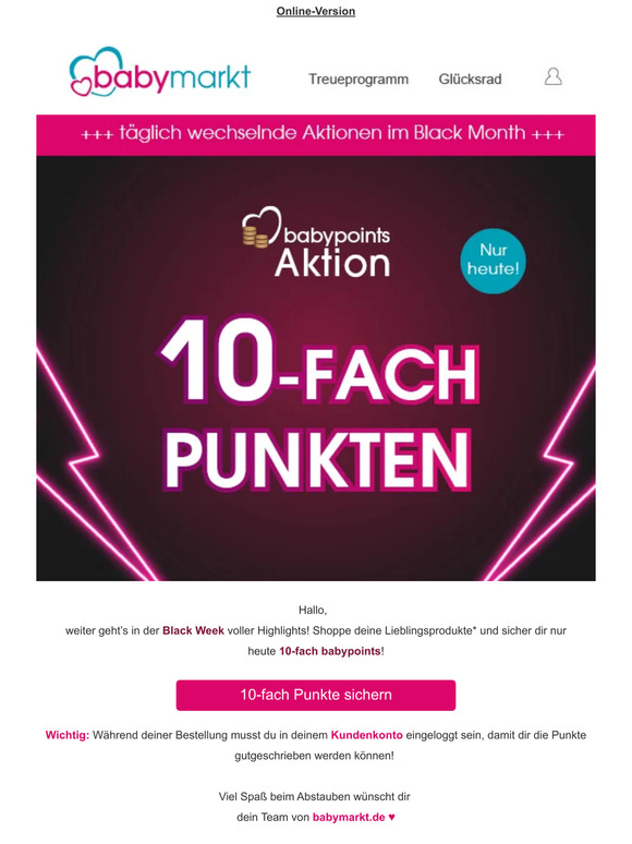 Glückwunsch! Bonus-Punkte für dich ⚫⚪