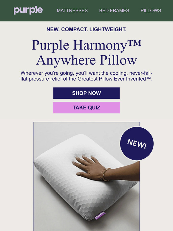 NEW PRODUCT: The Famous Pillow — Now Travel Size