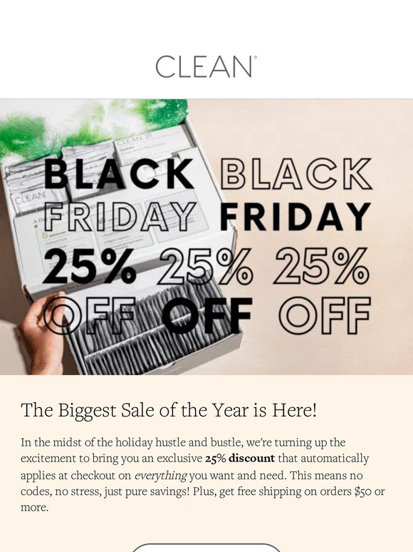 ❗ Black Friday 25% Off is ON ❗